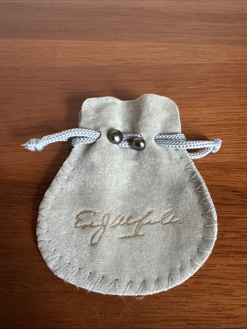 Eve J Alfille Gray Pearl Earings